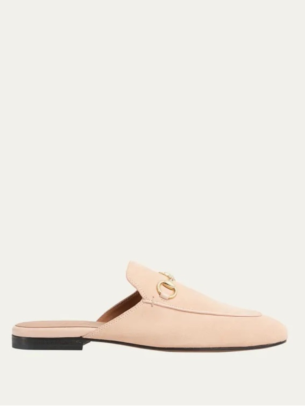 GUCCI Rose Dust Princetown Suede Mules 39.5